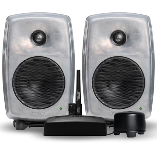 美品 GENELEC ジェネレック M040 モニタースピーカー 驚異の音。これぞ小さな巨人だ。シンプルでありながら最先端機能